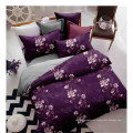 Wholesale rotary print microfiber duvet cover bed set for family use